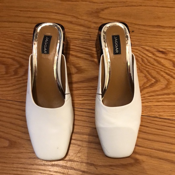 Jaggar leather and tortoise shell mules - Picture 3 of 7